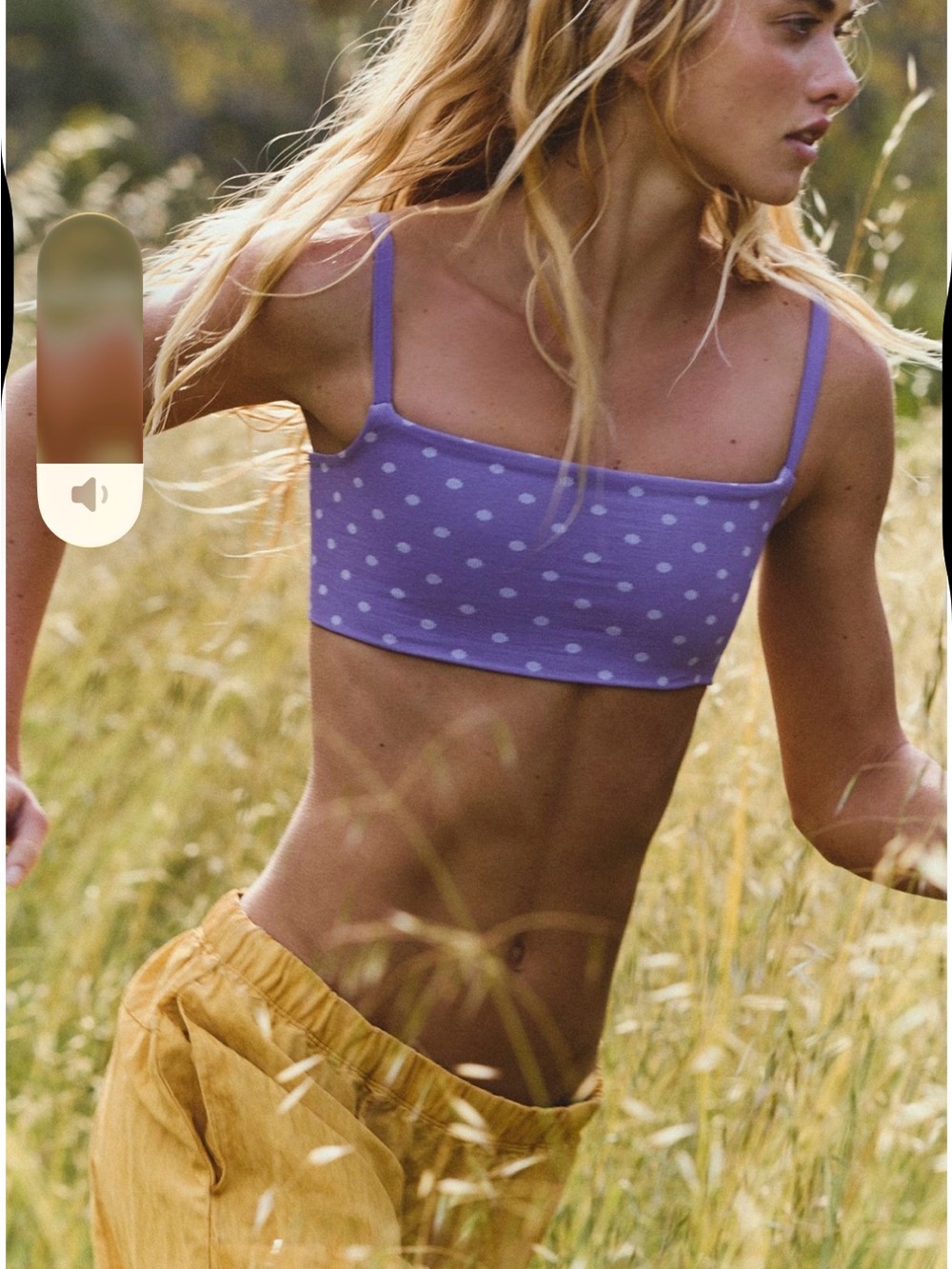 Free People Tighten Up Reversible Printed Bra